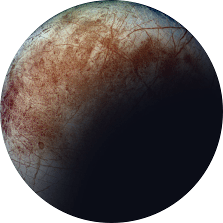 Image of planet Europa